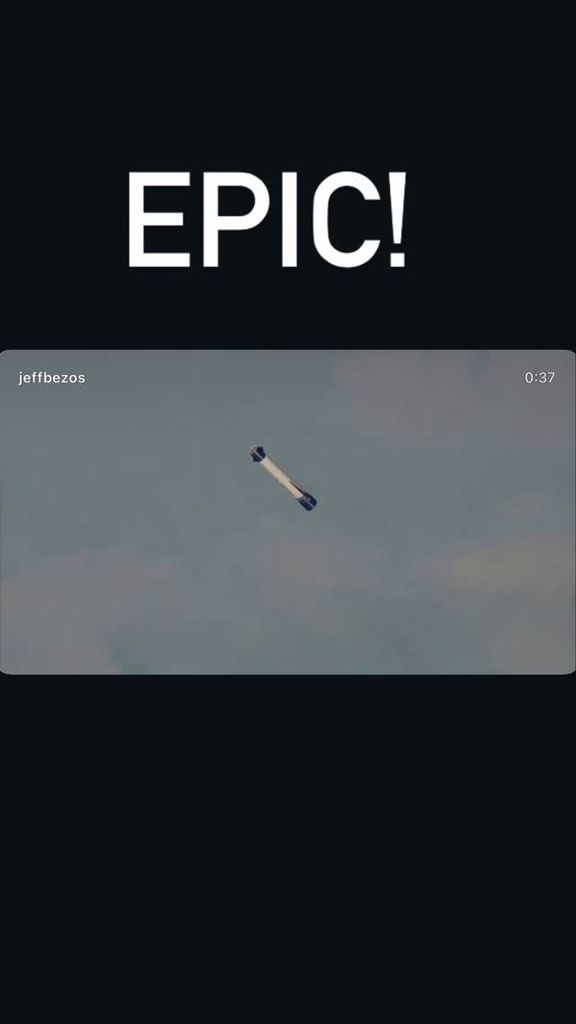El cohete de Jeff Bezos