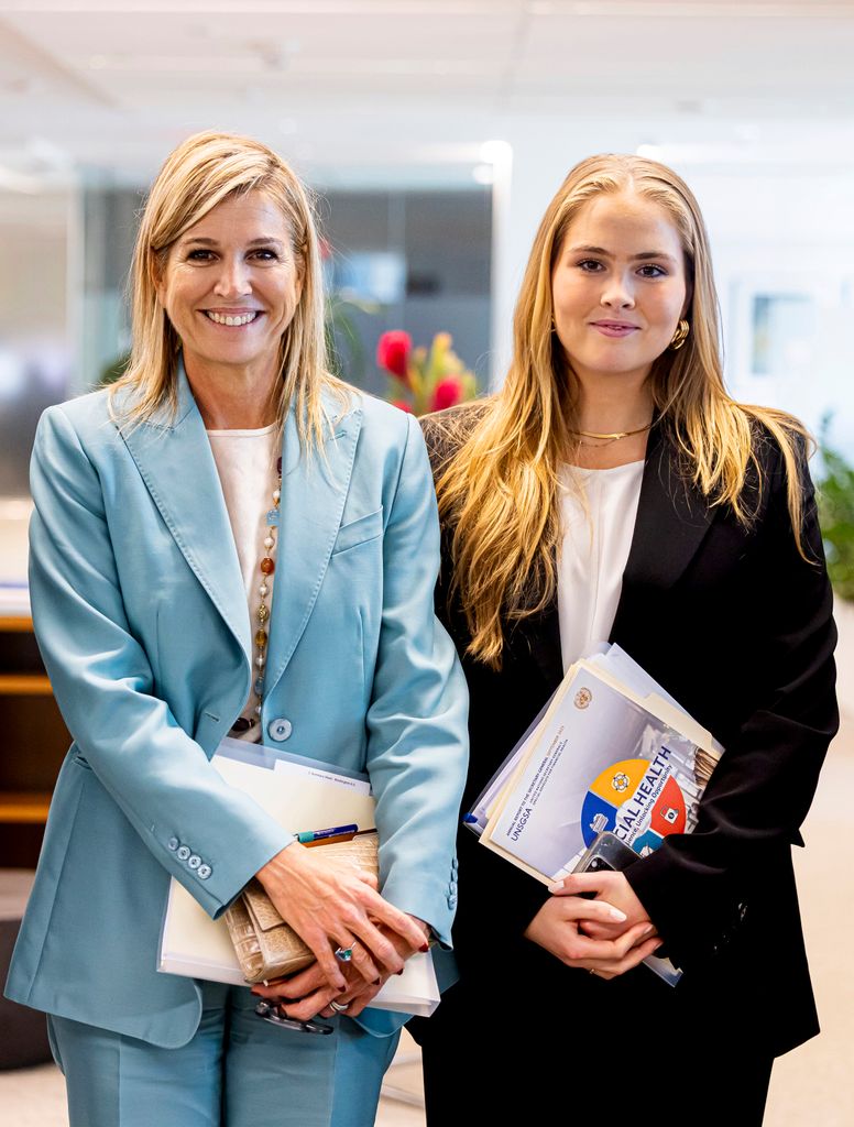 Máxima y Amalia de Holanda
