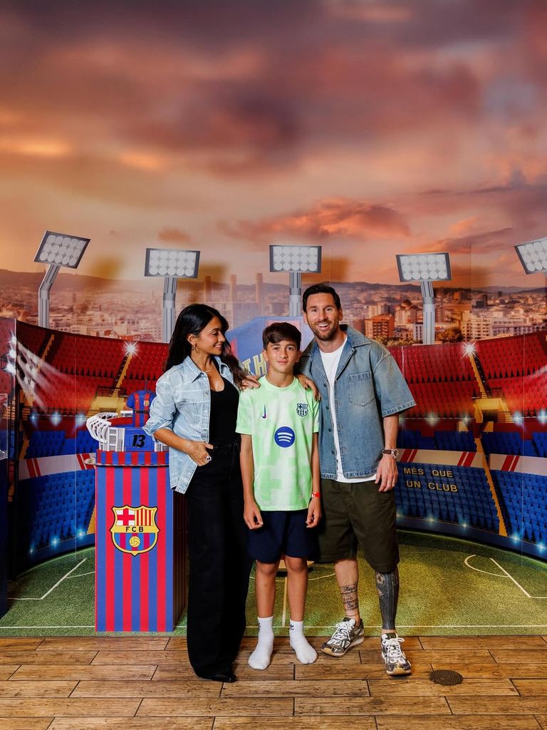 Antonela Roccuzzo y Lionel Messi celebraron el cumpleaños 13 de Thiago, su hijo mayor