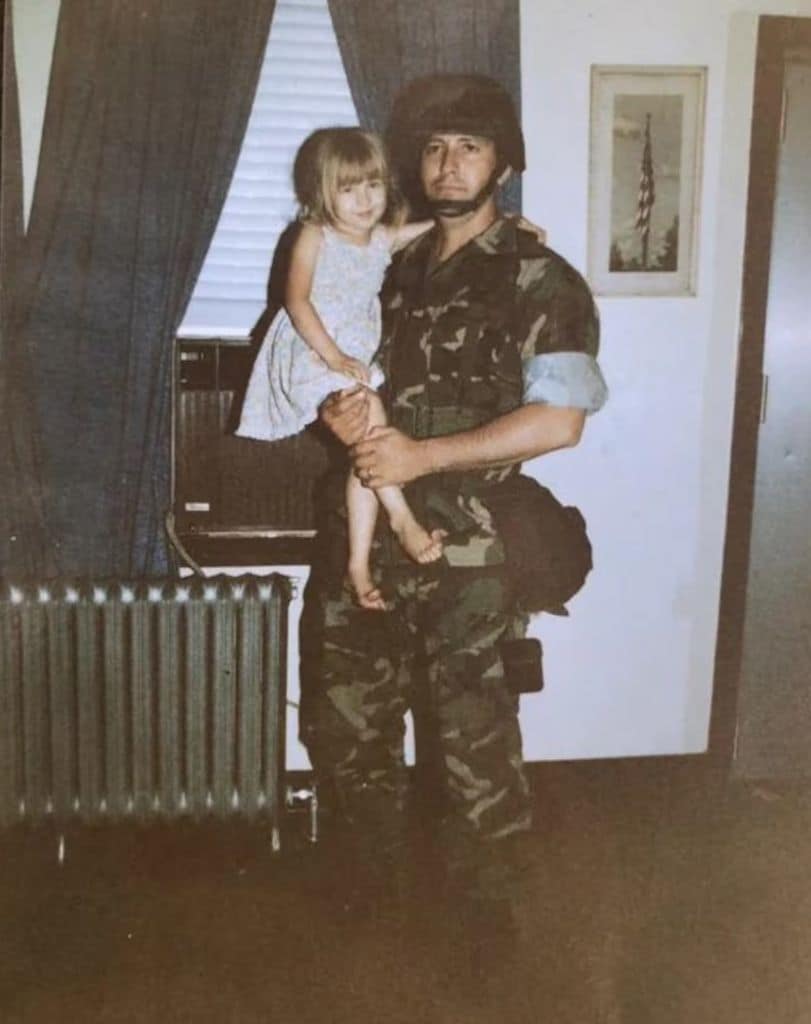Christina Aguilera con su padre, Fausto Aguilera