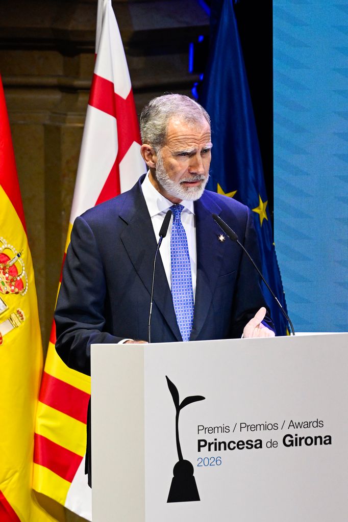 El rey Felipe VI en los Premios Princesa de Girona