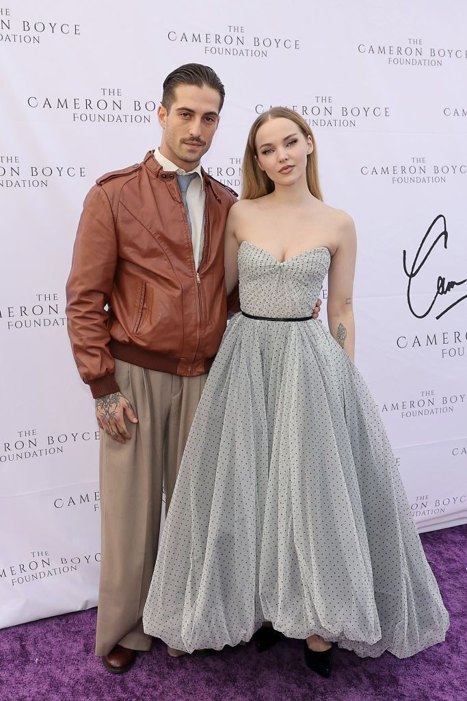 Damiano y Dove en la tercera gala anual 'Cam for a Cause' de la Fundación Cameron Boyce en 2024