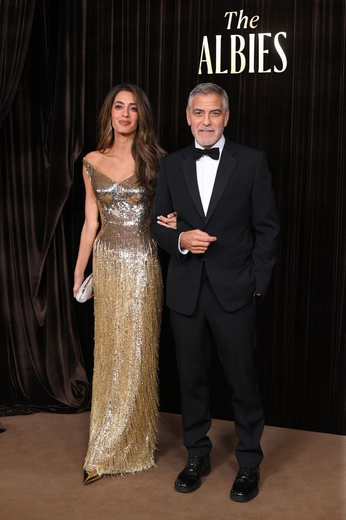Amal y George Clooney en lso premios Albie2026