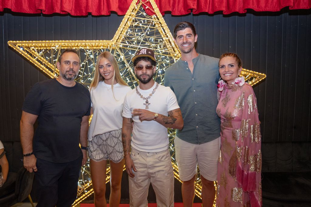 Ignacio Maluquer, Mishel Gerzig, Mora, Thibaut Courtois y Sandra García-Sanjuán