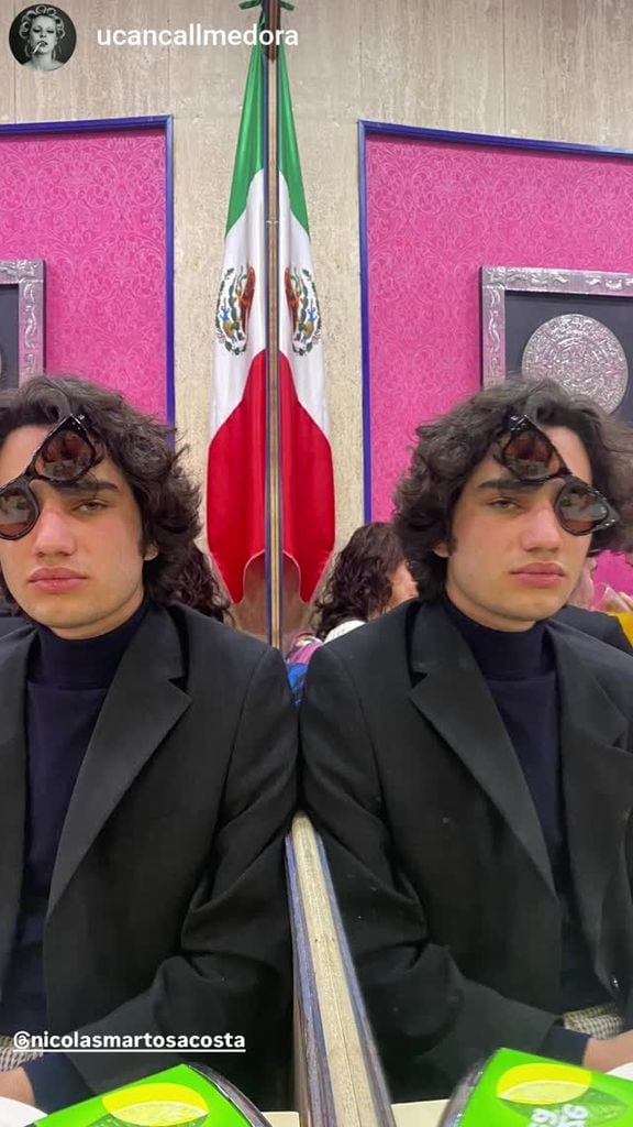 Dora compartía esta foto en su perfil público del nieto de Raphael