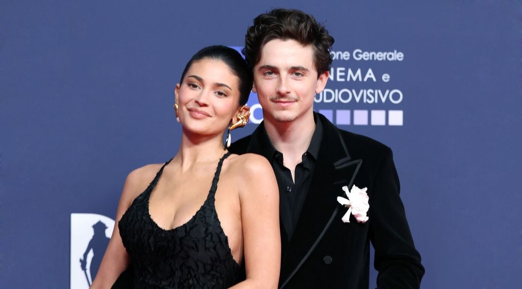 Kylie Jenner y Timothée Chalamet en la ceremonia de los 70º Premios David di Donatello, en Roma. 07/05/2025