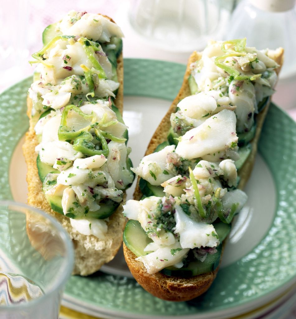 Chiquetaille de bacalao.