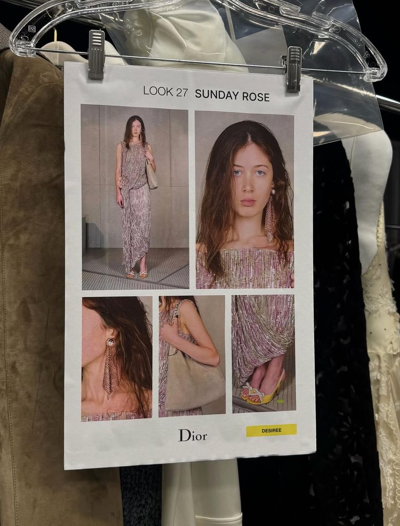 Sunday Rose comparte esta imagen de su último desfile