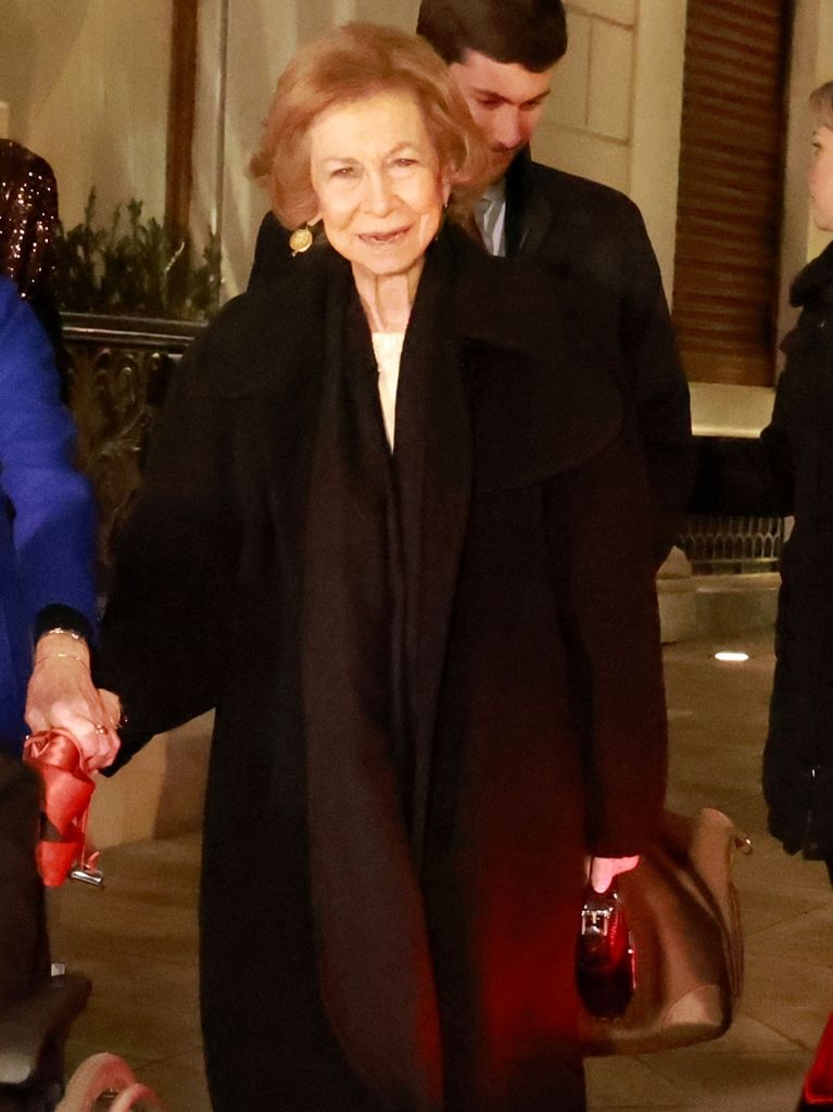 La reina Sofía en la preboda de su sobrino, el príncipe Nicolás de Grecia