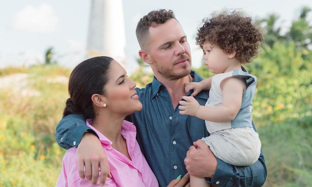 Francisca, su esposo Francesco y su hijo, Gennaro