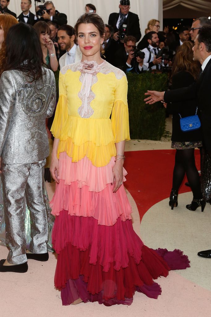 Charlotte Casiraghi en la gala del met del 2016