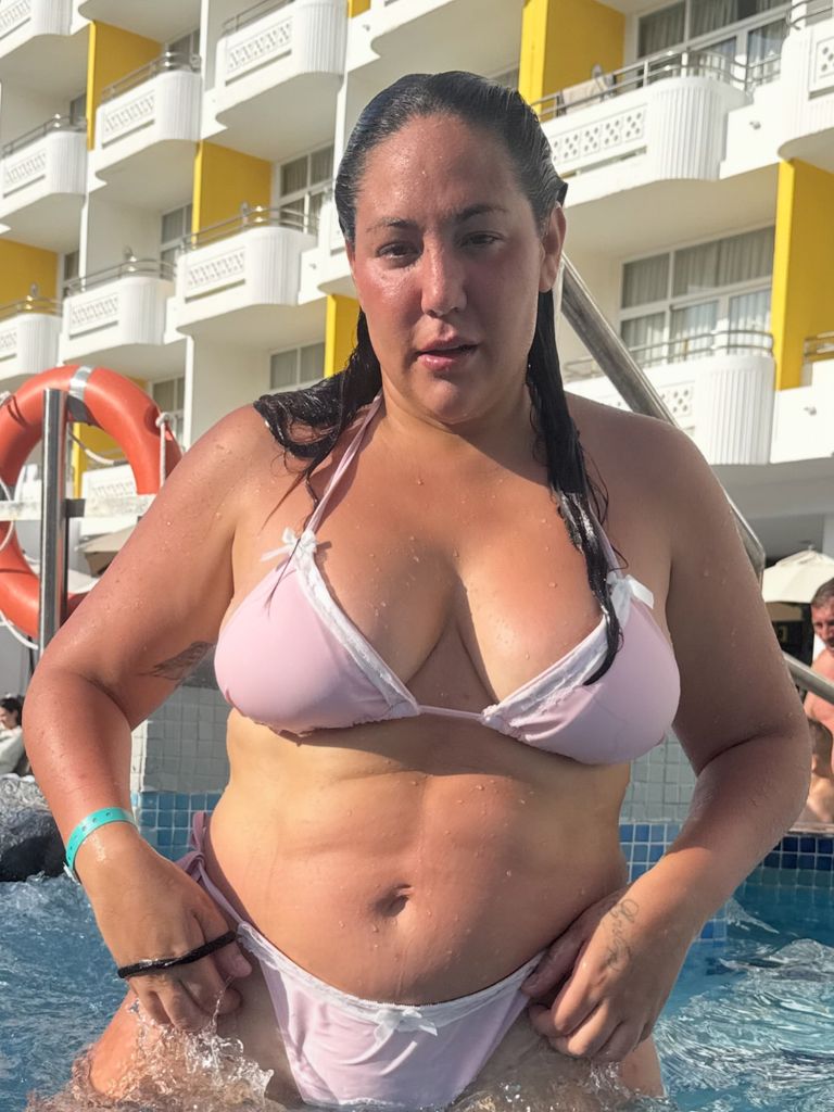 Patricia Steisy cuando aún no había comenzado con su gran cambio físico