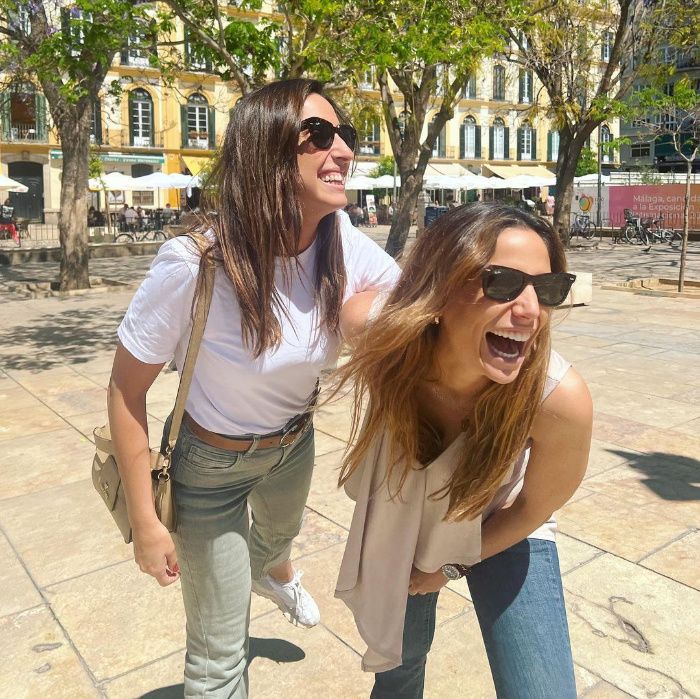 Lucía Villalón en la despedida de soltera de la novia de Matías Prats Jr