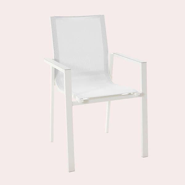 Sillón de Jardín sin Cojín de Aluminio Odyssea Blanco en Leroy Merlin