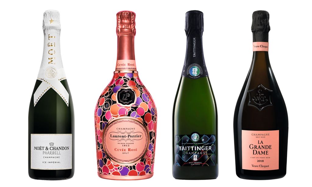 Botellas de champagne
