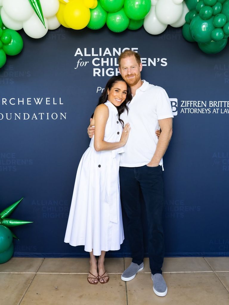 Meghan Markle y el principe Harry en el torneo de tenis en honor benéfico