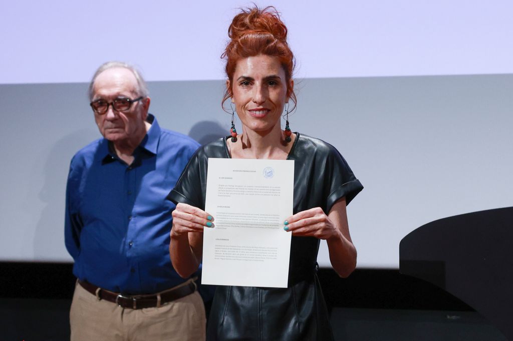 La actriz Miriam Garlo, ganadora del Goya por 'Sorda', anuncia las tres películas finalistas para representar a España en los Oscar