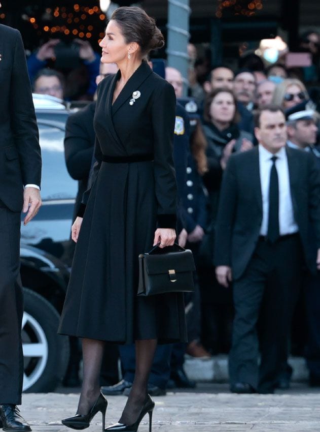 reina Letizia funeral rey Constantino de Grecia