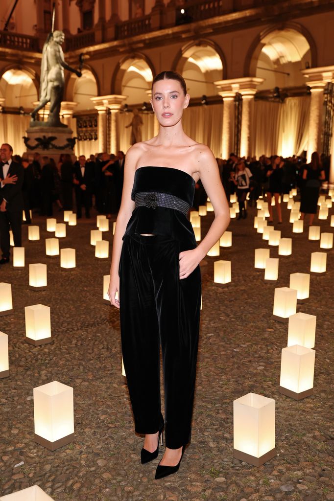  Caterina De Angelis en el desfile de Armani 2025
