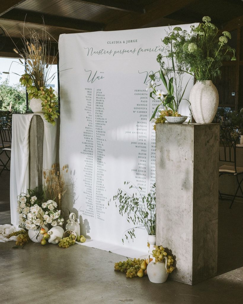 Errores en el seating plan de la boda la federica