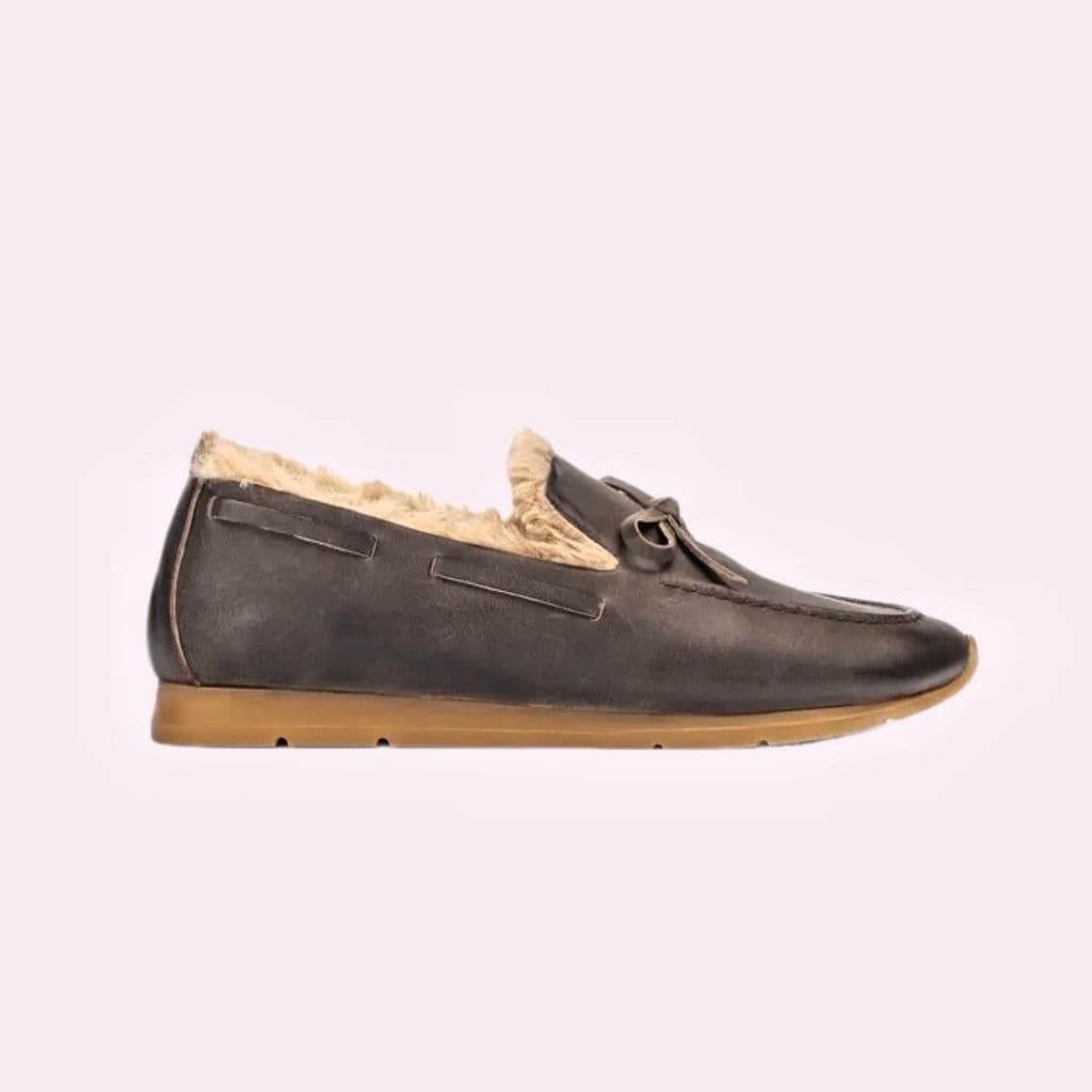 Mocasines con pelo de Unisa