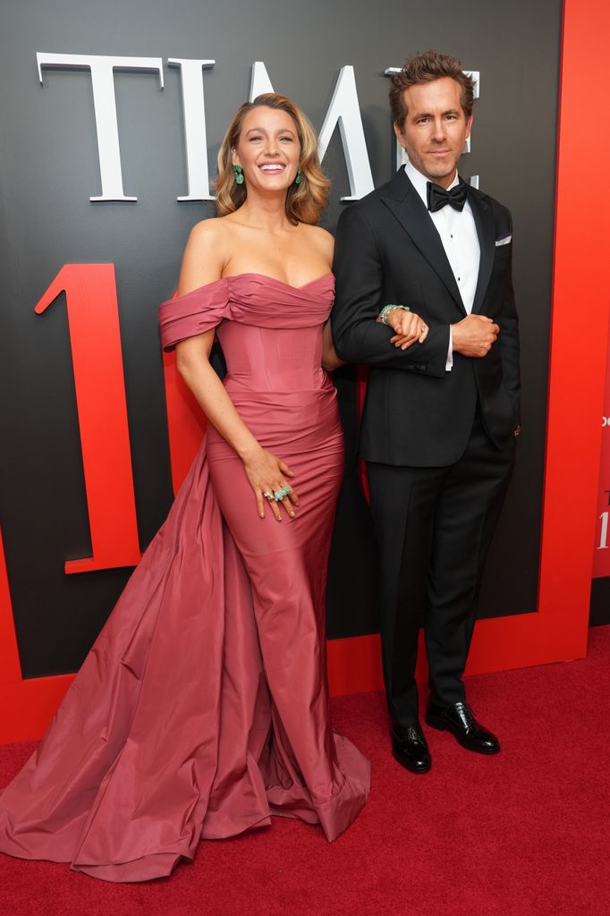 Blake Lively y Ryan Reynolds en la gala TIME100 en Nueva York