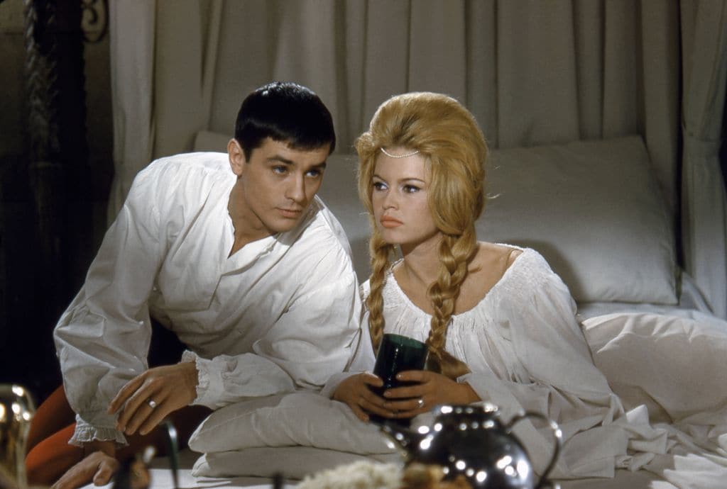 Alain Delon, Brigitte Bardot 