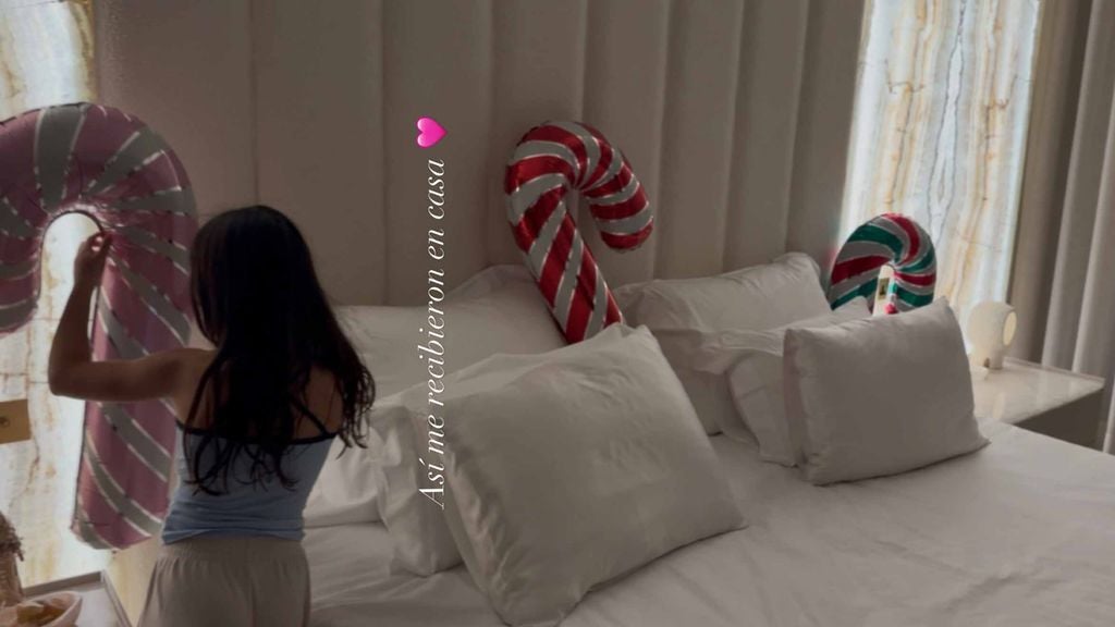 Georgina tuvo un cálido recibimiento a su regreso a casa.