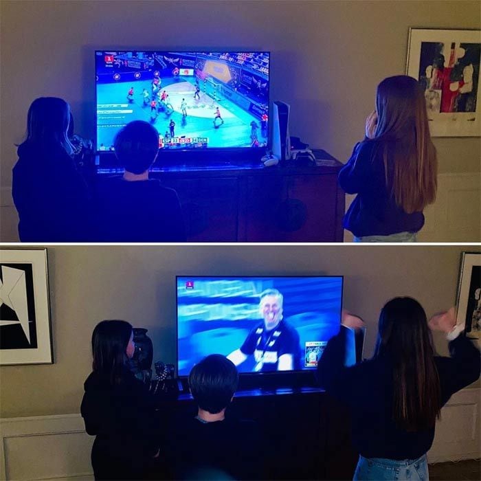 Federico de Dinamarca y Victoria de Suecia: diveritdo mometo en la final del Mundial de balonmano