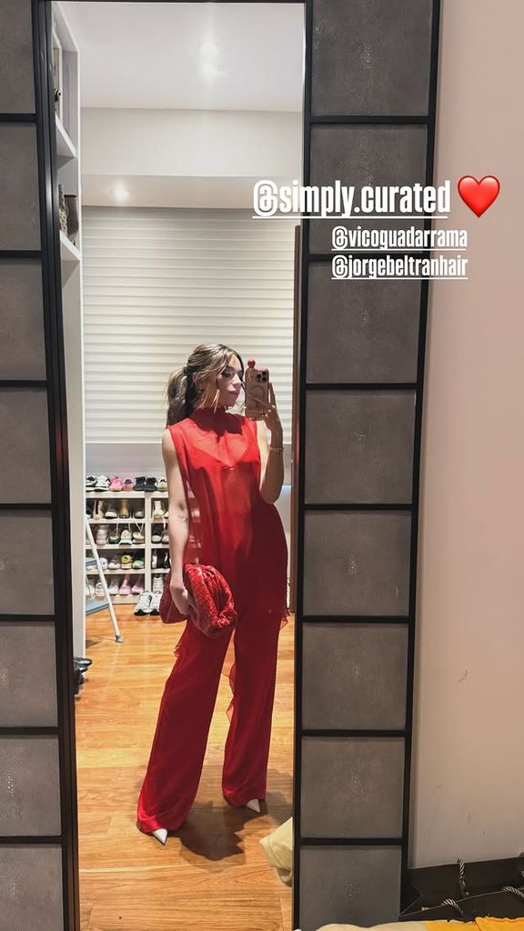 Sofía Castro presumió su increíble look en redes sociales