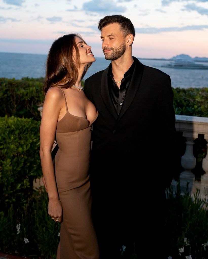 Eiza González y Grigor Dimitrov