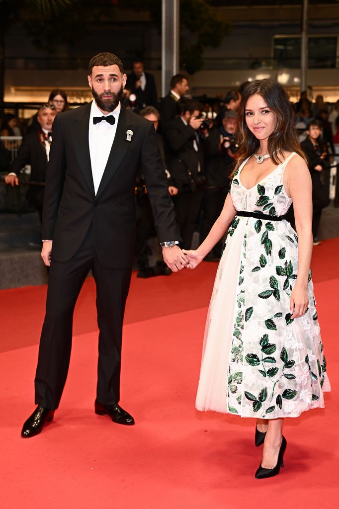 Benzema debutó de la mano de la actriz en Cannes.