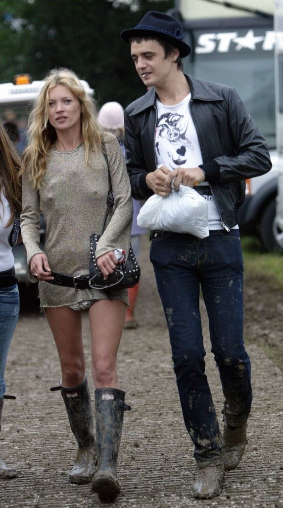 Kate Moss en Glastonbury