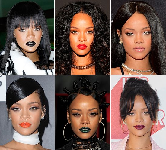 Colores de labios de Rihanna
