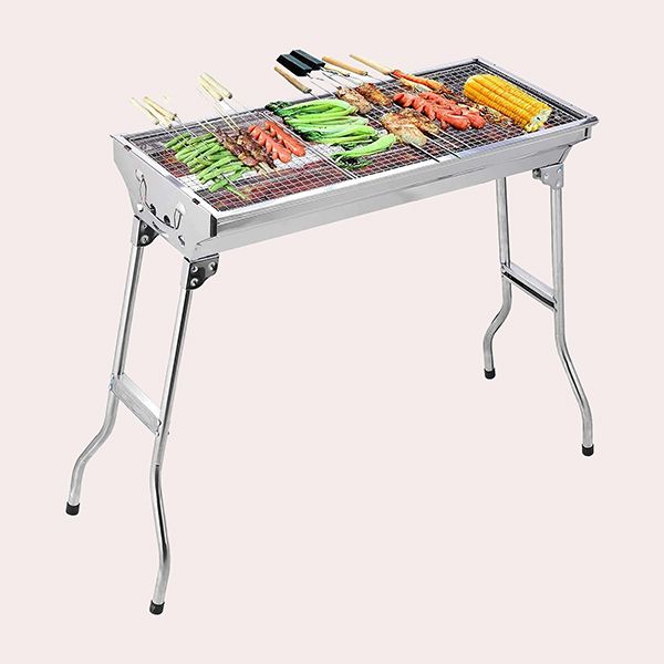 Uten Barbacoa Portátil de Acero Inoxidable