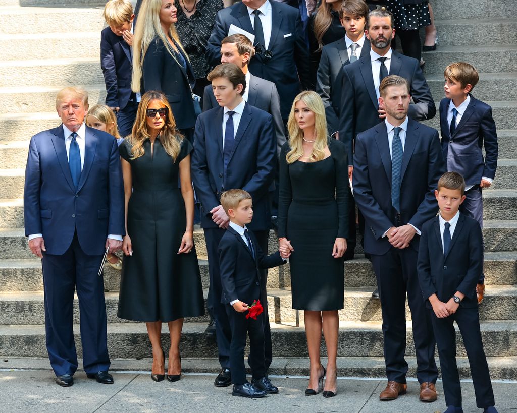 Donald Trump familia funeral
