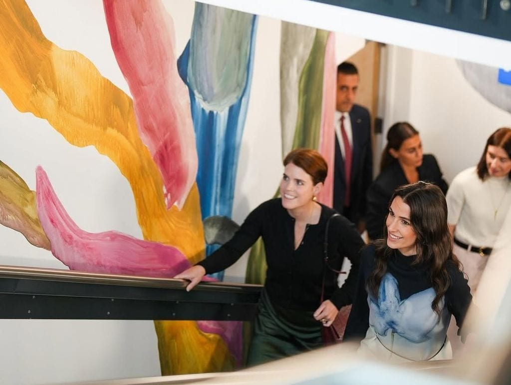 Rajwa de Jordania y Eugenia de York