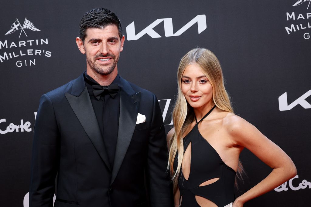 Thibaut Courtois y Mishel Gerzig, en una imagen de archivo