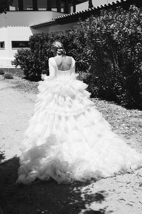 Vestido de novia de corte princesa