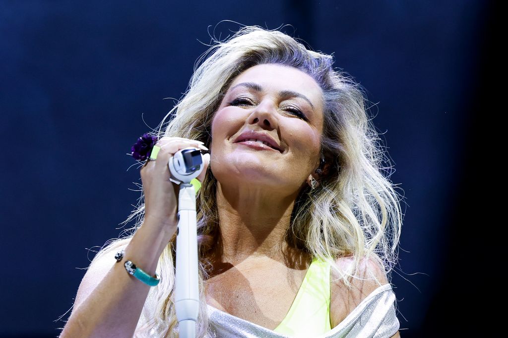 Amaia Montero con La Oreja de Van Gogh actuando en Madrid el 28 de mayo de 2026