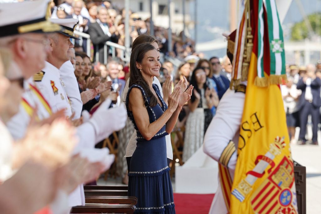 La reina Letizia, orgullosa de su hija