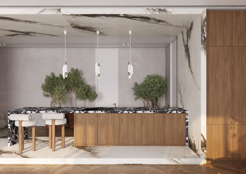 Cocina amplia con isla