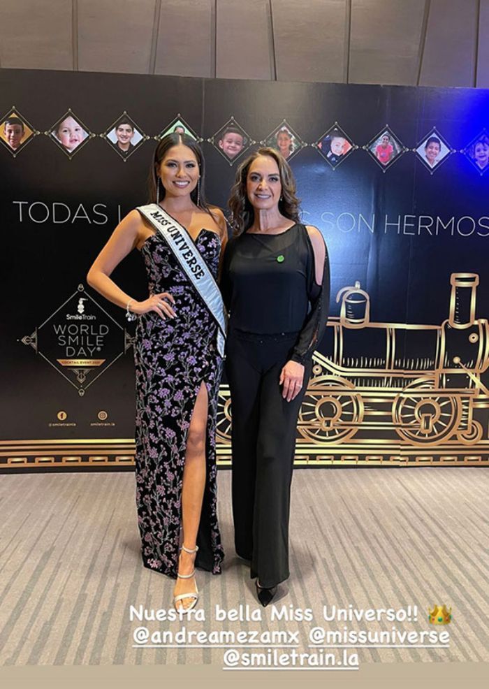 Lupita Jones y Andrea Meza