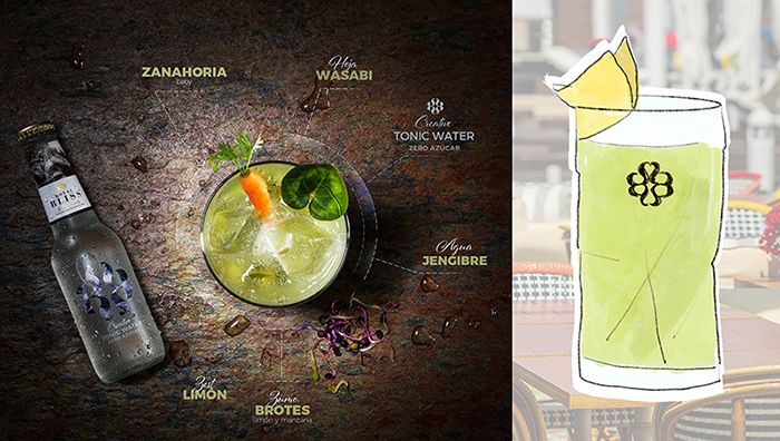 Gin Tonic sin alcohol Zero Mocktail, por Javier Caballero