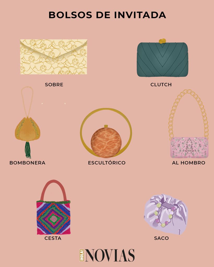 Tipos de bolsos de invitada
