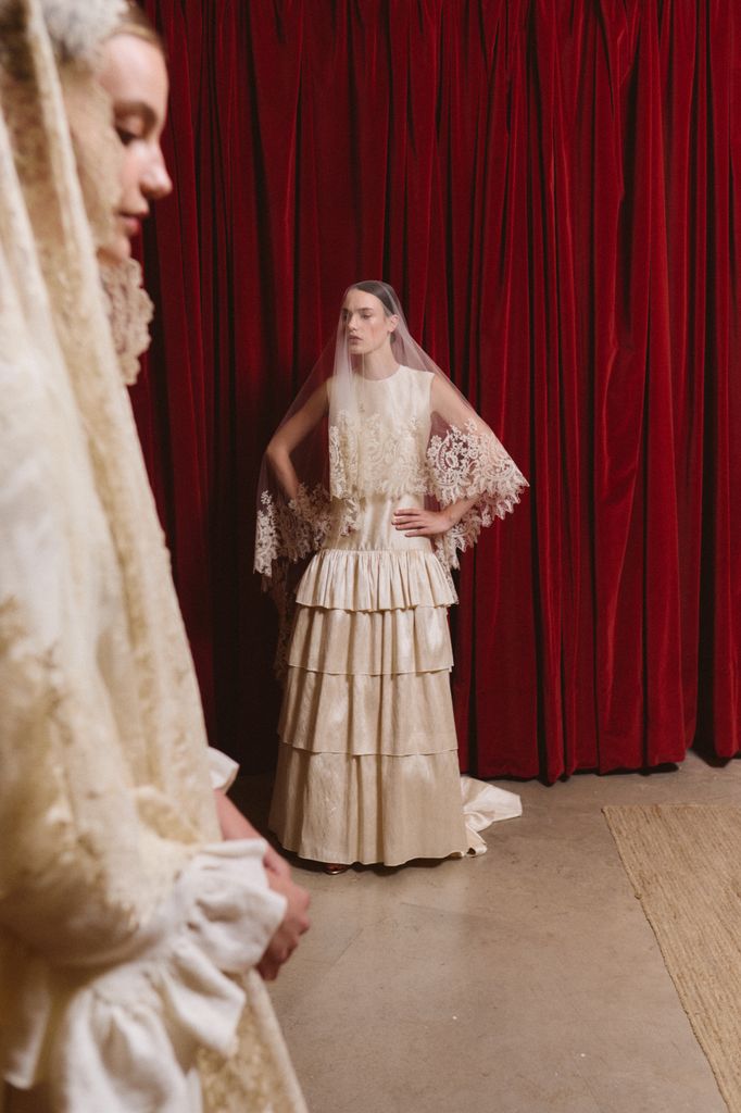 Vestido de novia de colección de Alejandra Oria