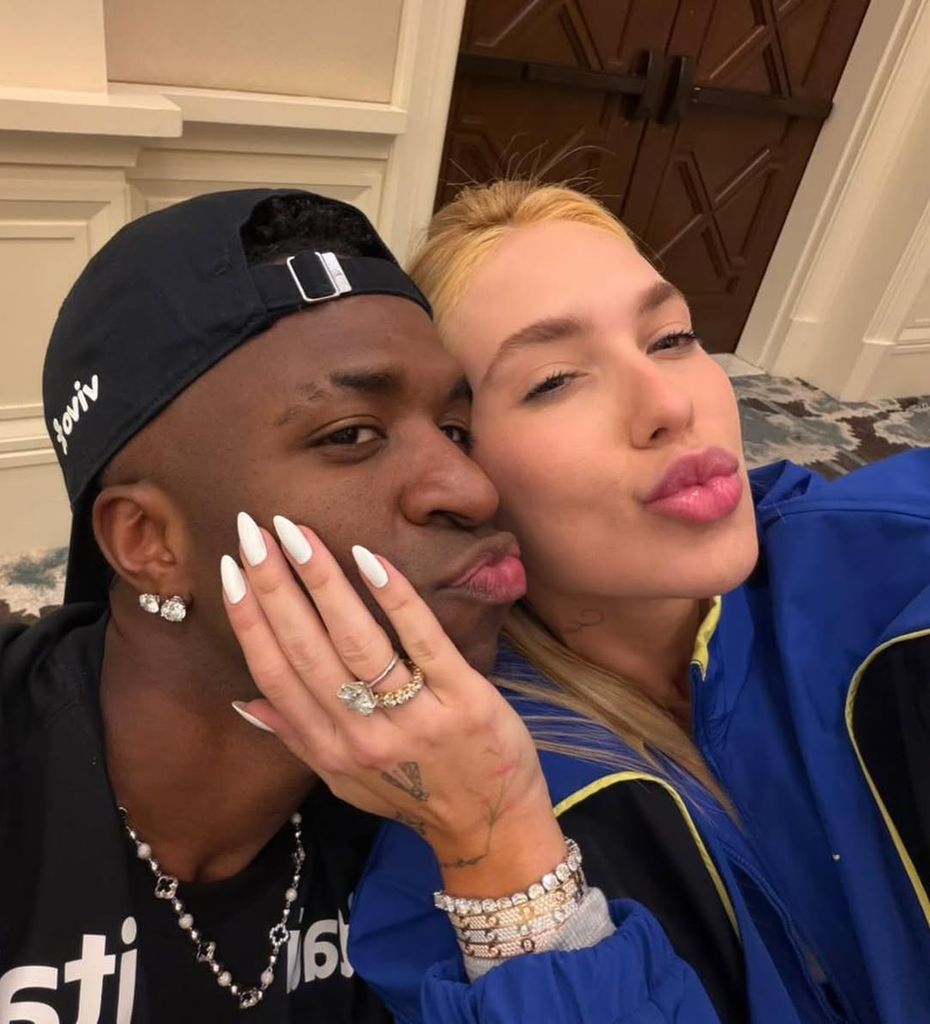 Vinicius Jr. y Virginia Fonseca