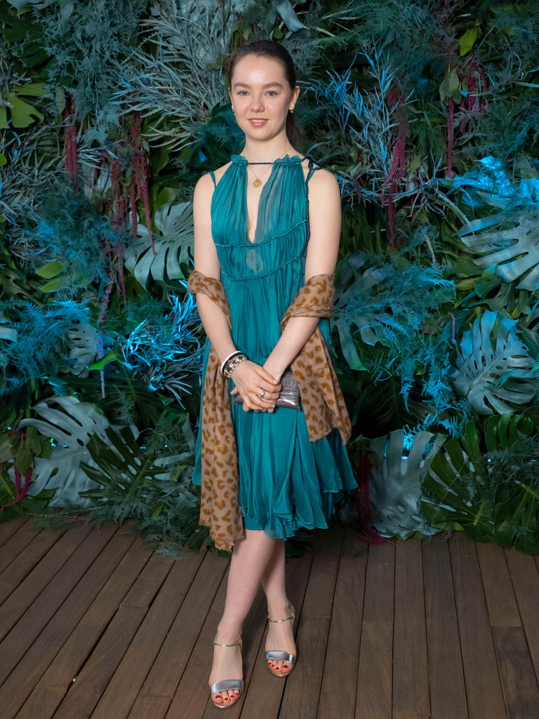 Alejandra de Hannover durante la presentación de la colección Crucero 2020 de Alberta Ferretti en el Yacht Club de Mónaco (mayo de 2019).