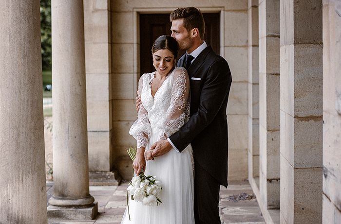 Vestido de novia de encaje