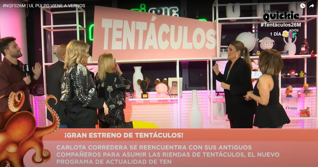 Carlota Corredera vuelve a la pequeña pantalla con 'Tentáculos'